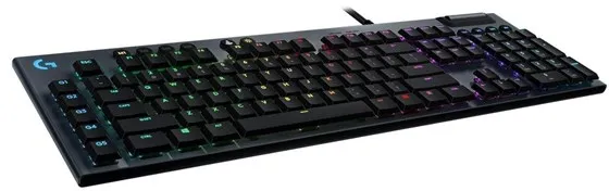 Logitech G915 LIGHTSPEED Wireless GL Linear - US - Gamingtastatur - Amerikansk engelsk - Svart