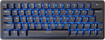 Mountain Everest 60 - 60% - Linear 45 Speed - Gaming Tastatur - Nordisk - Svart