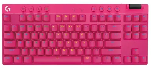 Logitech G PRO X TKL LIGHTSPEED - Logitech GX Brown (Tactile) - Taktile - Gaming-tastatur - Uten Numpad - Amerikansk engelsk - Rosa